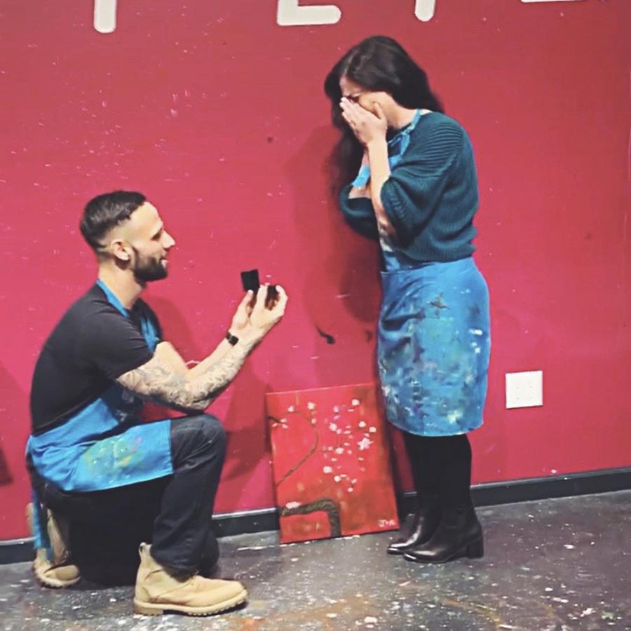 proposal image from valentines day