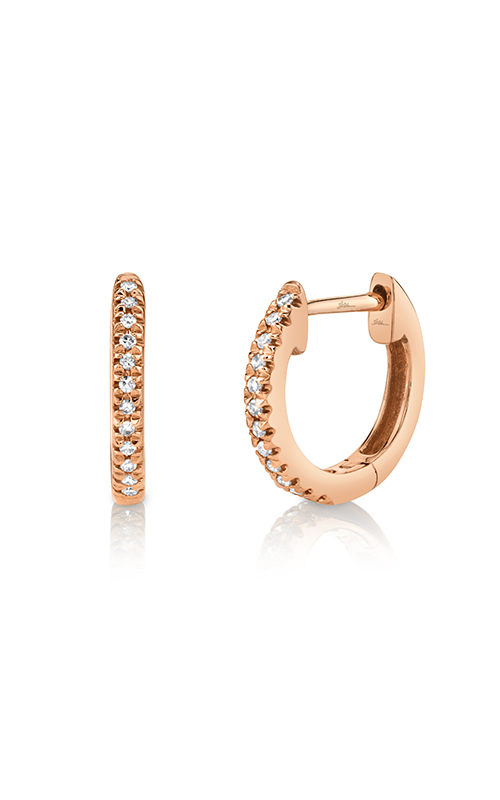 Luxury gold hoop earrings adorned with sparkling diamonds